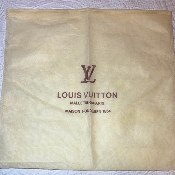 Louis Vuitton Handbags - Louis Vuitton Yellow Fabric Dust Bag 13”x 13”